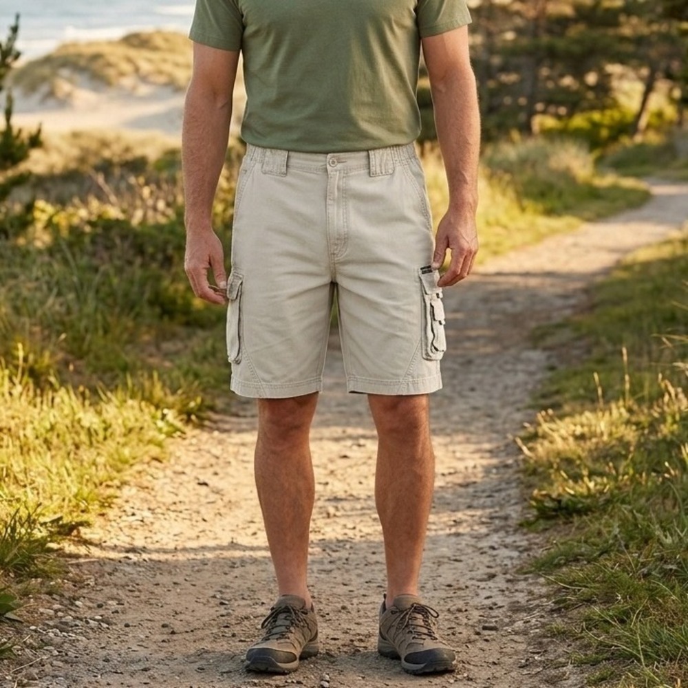 Weekender GPS Men's Cargo Shorts Size 38 Hiking Gorpcore Camping Utility Cotton